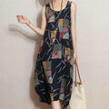 Patchwork Lily Hippie Dress