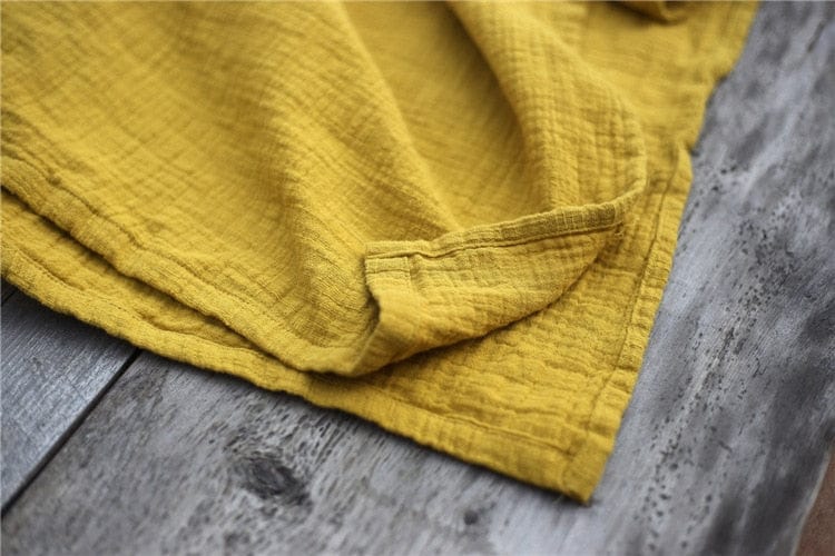 Oversized Cotton Linen Tunic Dress