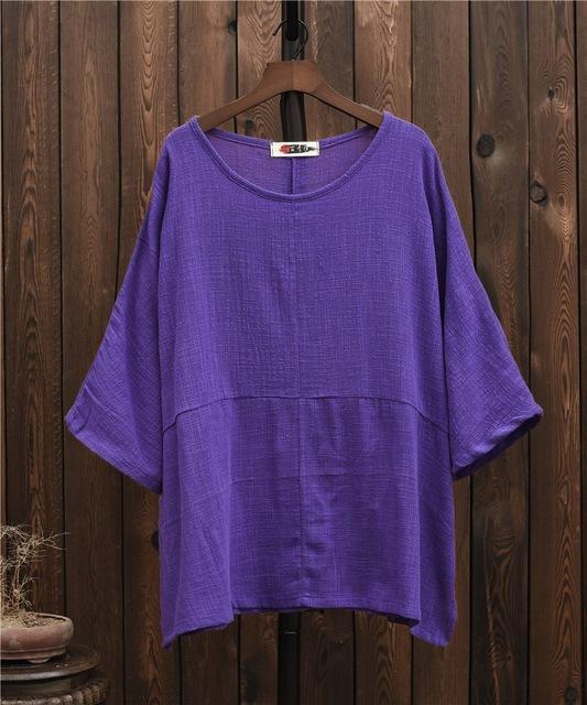 Flowy 3/4 Batwing Sleeve T-Shirt
